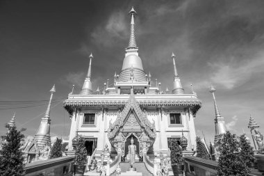 Pra Chulamanee pagoda ile gökyüzü, Tayland