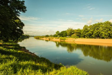 Ping nehrinin manzarası, Tayland