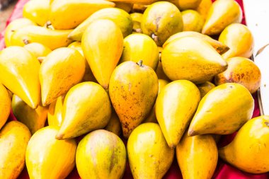 Tayland 'da satışta yumurta meyvesi ya da Canistel..