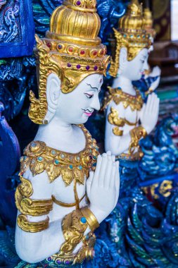 Tayland stili melek Rong Sua 'da. Tayland, 10 tapınağı..