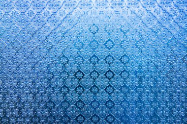 Mavi cam panelin dokusu, Tayland.