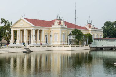 Phra Thinang Warophat Phiman Binası Bang Pa-In Sarayı, Tayland.