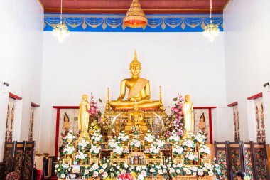 Nakhonsawan, Tayland 'da Altın Buda Heykeli veya Luang Phor Sri Sawan.
