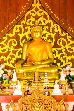 Tayland 'ın Chiangmai eyaletinde Lanna Style Buddha.