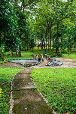 Public park in Chiang Mai province, Thailand.