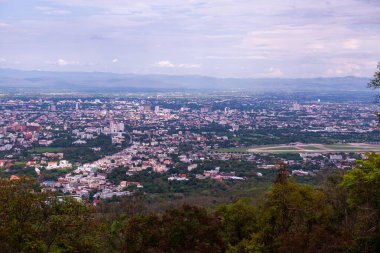 Tayland 'ın Chiangmai eyaletinin şehir manzarası.