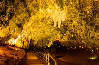 Landscape of Thamluang cave in Thamluang Khunnam Nangnon National Park, Chiang Rai province.