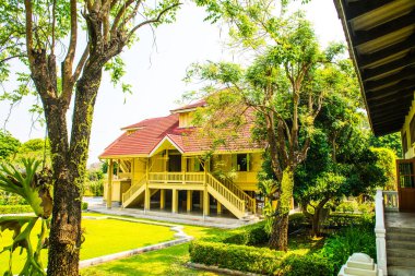 Tayland 'daki Dara Pirom Sarayı manzarası