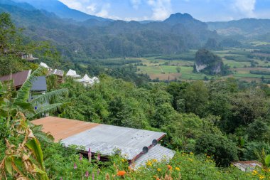 Mountain View at Phu Langka Viewpoint, Thailand.