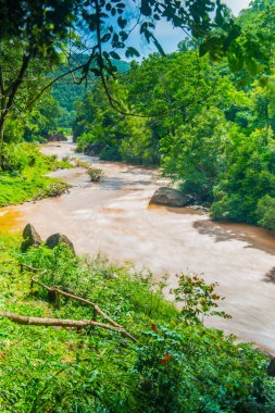 Ob Luang Ulusal Parkı, Tayland 'da sel baskını.