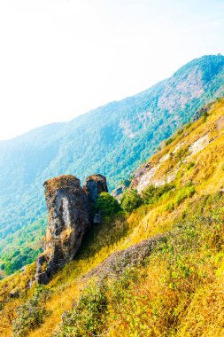 Kew Mae Pan görünümü Doi Inthanon Tabiat Parkı, Tayland