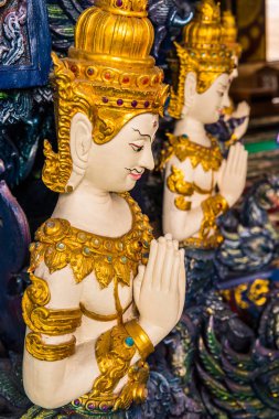 Tayland stili melek Rong Sua 'da. Tayland, 10 tapınağı..