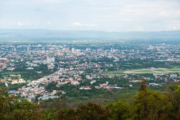 Tayland 'ın Chiangmai eyaletinin şehir manzarası.