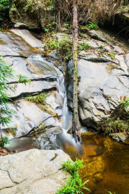 Tayland 'ın Chiangmai eyaletindeki Monthathan şelalesi.