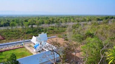 Ulusal Otoyol Sahnesi Doi Nam Bo Kaew Bakış Açısı, Lampang Provinc.