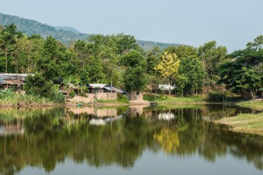 Tayland, Tayland 'da köy manzarası.