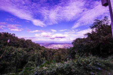 Chiangmai şehri Tayland 'a bakıyor..