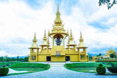 Rong Khun tapınağındaki Ganesha sergisi, Tayland.
