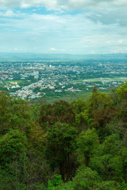 Tayland 'ın Chiangmai eyaletinin şehir manzarası.