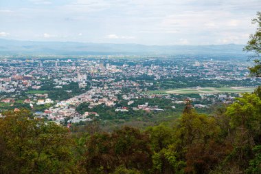 Tayland 'ın Chiangmai eyaletinin şehir manzarası.