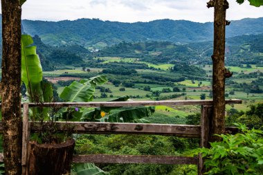 Phayao, Tayland 'daki Phu Langka bakış açısı.