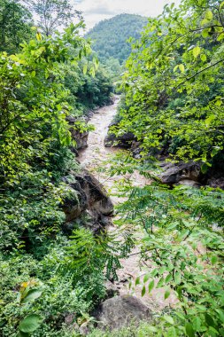 Ob Luang Ulusal Parkı, Tayland 'da sel baskını.