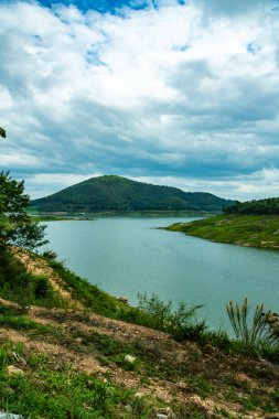 Natural view at Mae Kuang Udom Thara dam, Thailand.