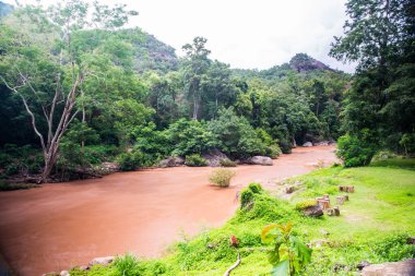 Ob Luang Ulusal Parkı, Tayland 'da sel baskını.