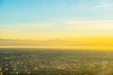 Chiang Mai city in the early morning, Thailand.