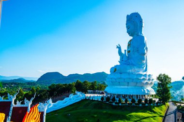 Guan Yin heykeli Hyuaplakang tapınağında, Tayland.