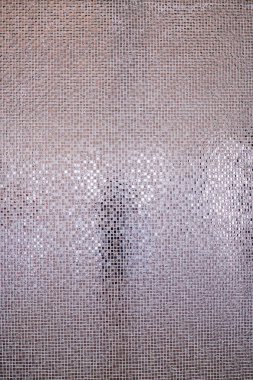 Güzel mozaik duvar veya seramik duvar arkaplanı, Tayland.