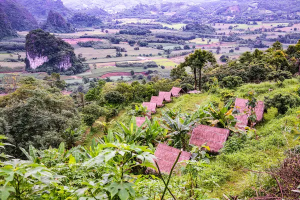 Phayao, Tayland 'daki Phu Langka bakış açısı.