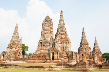 Tayland Chaiwathanaram Tapınağı manzarası