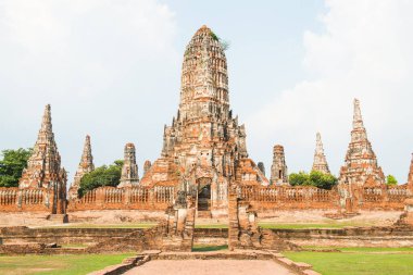 Tayland Chaiwathanaram Tapınağı manzarası