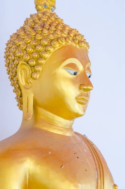 Altın Buda heykeli tapınakta, Tayland.