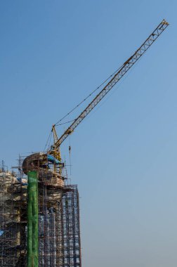 Güzel Vihara Baanrai Tapınağı, Tayland 'da yapım aşamasında.