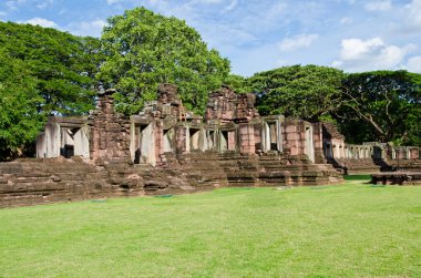 Eski Phimai Tarihi Parkı Duvarı, Tayland.