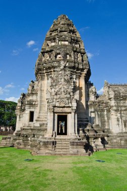Asıl kule phimai tarihi park, Tayland.