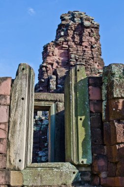 Phimai Tarih Parkı, Tayland 'daki Müdür Kulesi' nin Çerçevesi.
