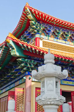 Tayland'ın Çin tapınakta peyzaj