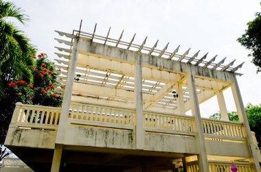 Chao Dara Rasmi 'nin Tayland' daki Dara Pirom Sarayı 'ndaki eski bina..