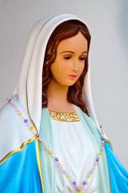 Meryem Ana heykeli Chanthaburi Eyaleti, Tayland.