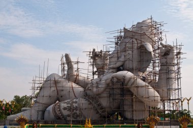 Ganesha, Tayland 'ın Nakhonnayok ilinde yapım aşamasında..