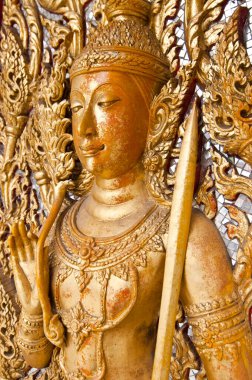 U-thaithani eyaletinde Tayland kalıp sanatı.