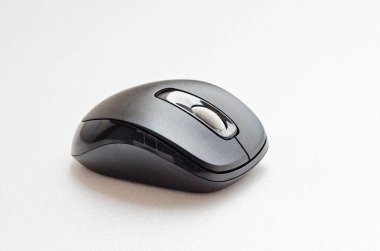 Beyaz ekranda siyah bilgisayar faresi, Tayland.