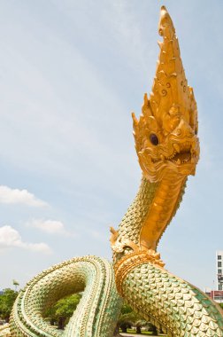 Büyük Naga heykelinin başı, Tayland.