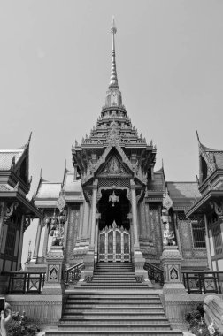 Kraliyet krematoryumu (Phra Men) kraliyet yakma töreninde, Tayland.