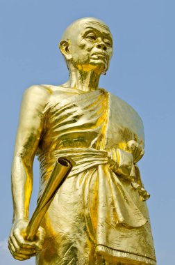 Luangporkoon heykeli Watbanrai Tapınağı, Tayland.