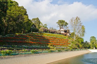 Phra Tamnak Siri Song Bhubing binası Bhubing sarayı, Tayland.