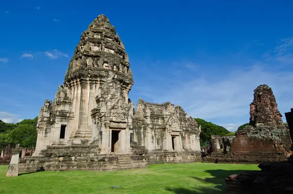 Asıl kule phimai tarihi park, Tayland.